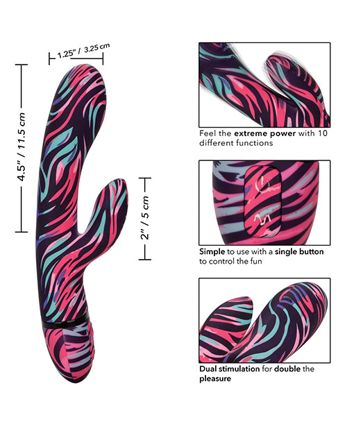 Naughty Bits Menage À Moi Dual Wand - Multi Color