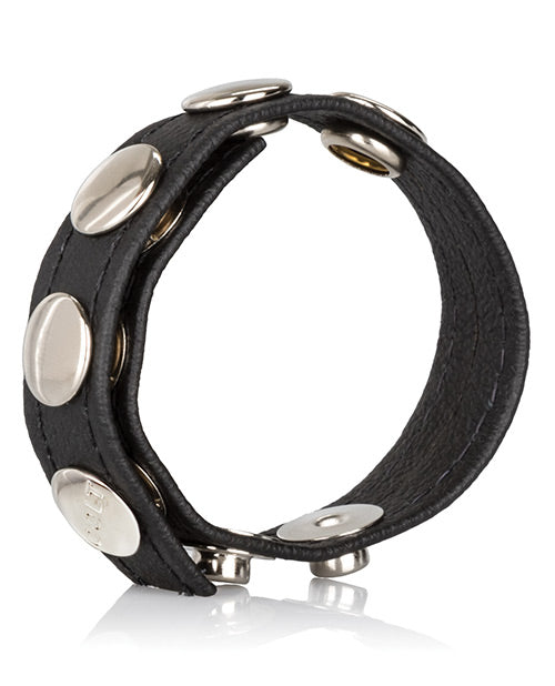 Colt Leather C-b Strap 5 Snap Fastener - Black