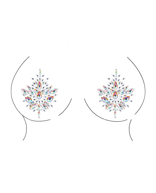 Shots Bliss Open Cup Strappy Teddy W-jewelry Pasties Multi O-s