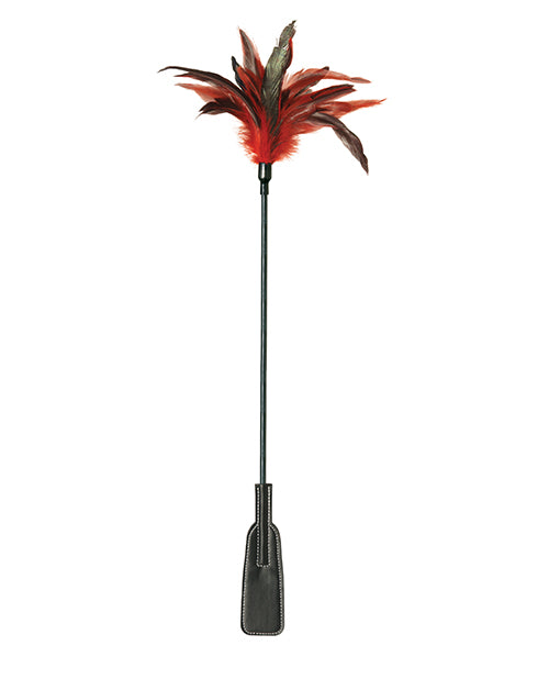 Sex & Mischief Feather Slapper - Red-black Feathers