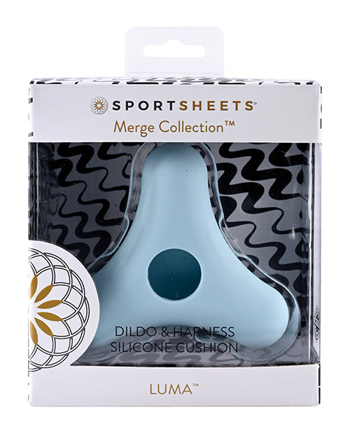 Sportsheets Luma Dildo & Harness Silicone Cushion - Blue