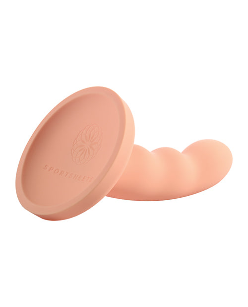 Sportsheets Ren 6" Silicone G Spot Dildo - Orange