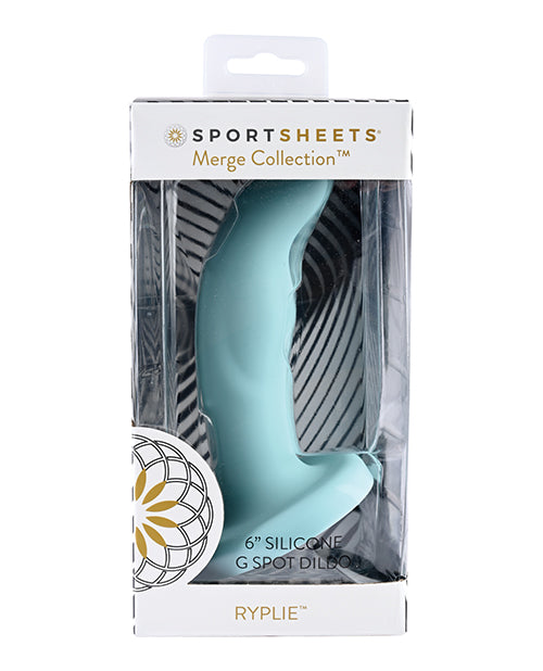 Sportsheets Ryplie 6" Silicone G Spot Dildo - Blue