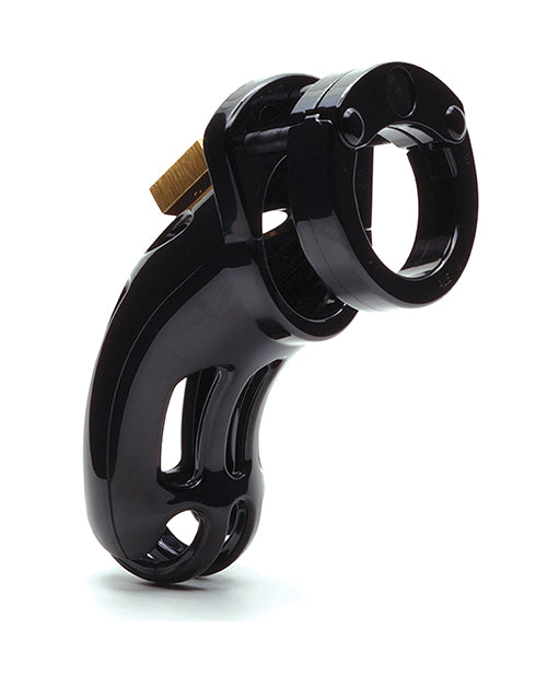 The Curve 3 3-4" Curved Cock Cage & Lock Set  - Black