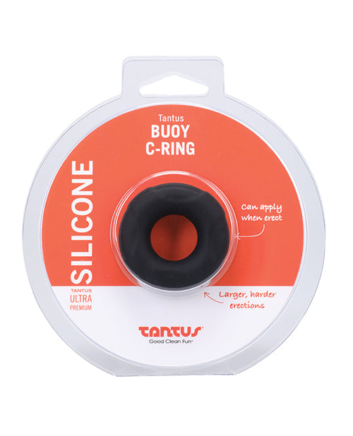 Tantus Buoy C Ring - Onyx
