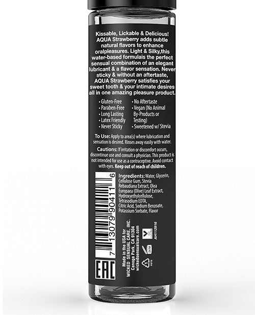 Wicked Sensual Care Aqua Waterbased Lubricant - 1 Oz