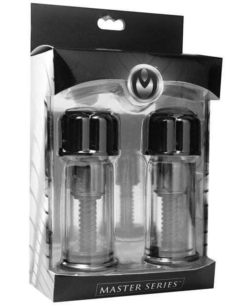 Master Series Maxxx Power Twist Nipple Suckers - Black