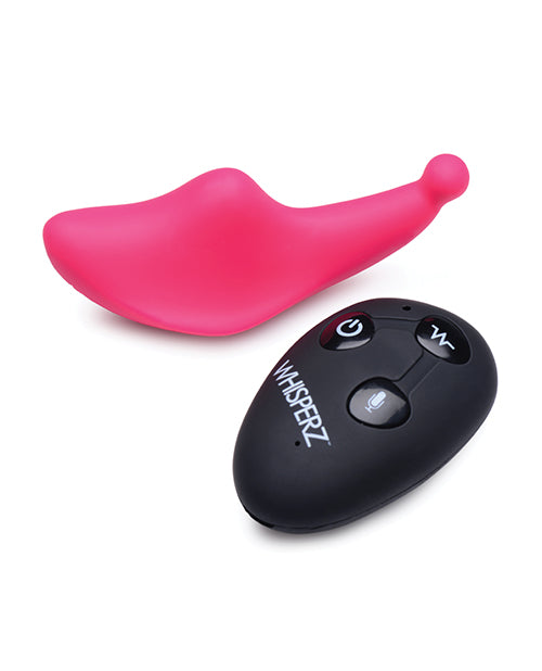 Whisperz Voice Activated 10x Panty Vibe W-remote Control - Pink