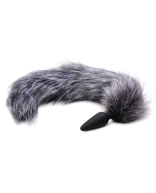 Tailz Snap On Silicone Anal Plug W-3 Interchangeable Tails - Asst Colors