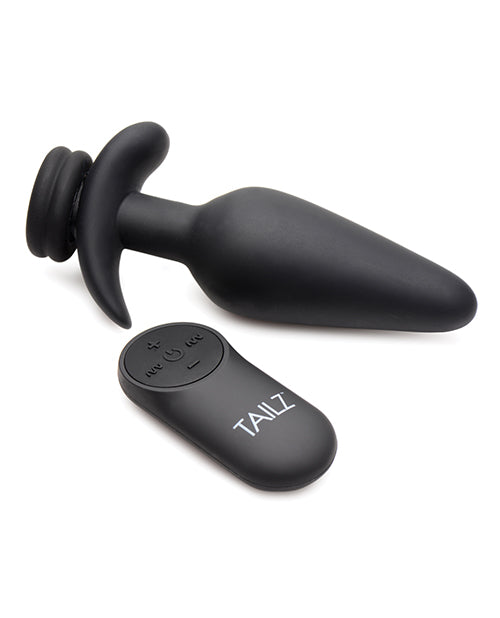 Tailz Snap On Interchangeable 10x Vibrating Silicone Anal Plug W/remote