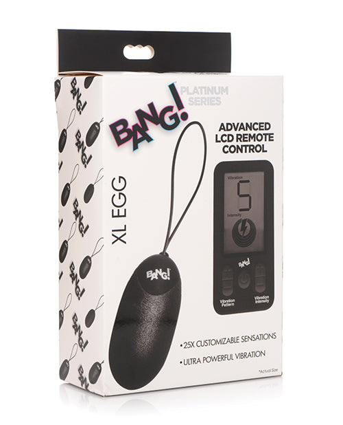 Bang! 25x Vibrating Silicone Xl Egg W-remote