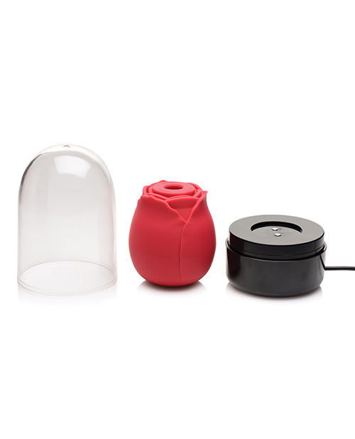 Inmi Bloomgasm Enchanted Rose 10x Clitoral Stimulator W-case - Red