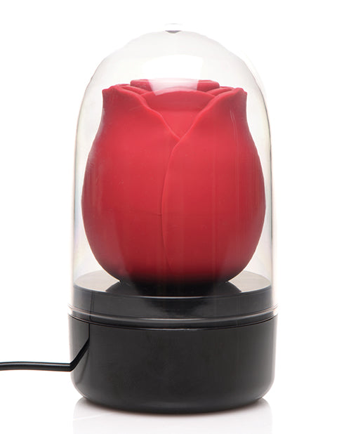 Inmi Bloomgasm Enchanted Rose 10x Clitoral Stimulator W-case - Red