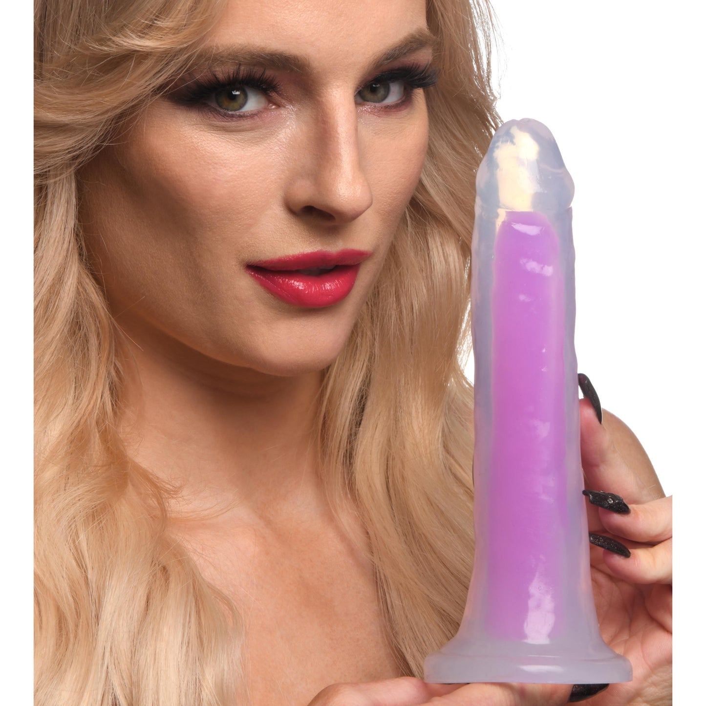 7 Inch Glow-in-the-dark Silicone Dildo